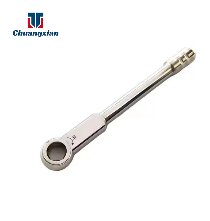 Stainless steel long tooth implant ratchet wrench
