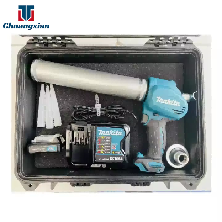 Cordless sealing gun rechargeable